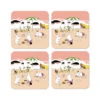 Moomin Glasonderzetter Zomer 2021 4-pack