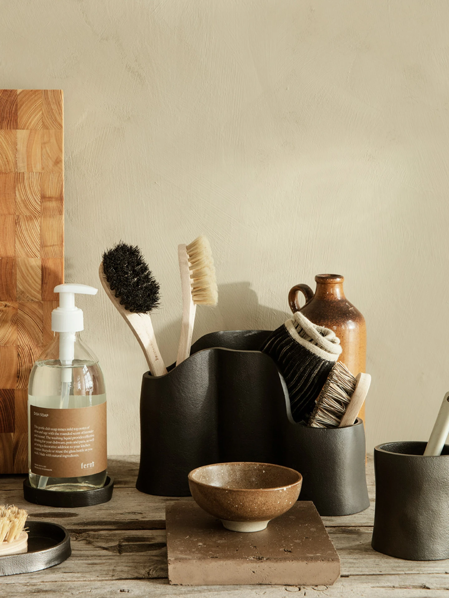 Ferm LIVING Merge Onderzetter Keramiek 4 Ferm LIVING Merge Onderzetter Keramiek - Afbeelding 2