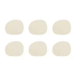 Aida Raw Glasonderzetters Leer 6-pack