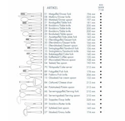 Gense Rosenholm Tafelmes Zilver -Keukenware Verkoop p 18983 05 03 df3e764d75
