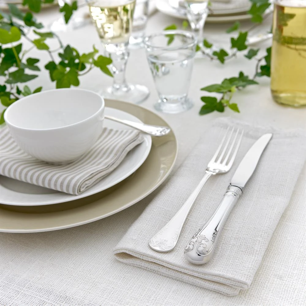 Gense Gammal Fransk Dinervork Verzilverd 6 Gense Gammal Fransk Dinervork Verzilverd - Afbeelding 4