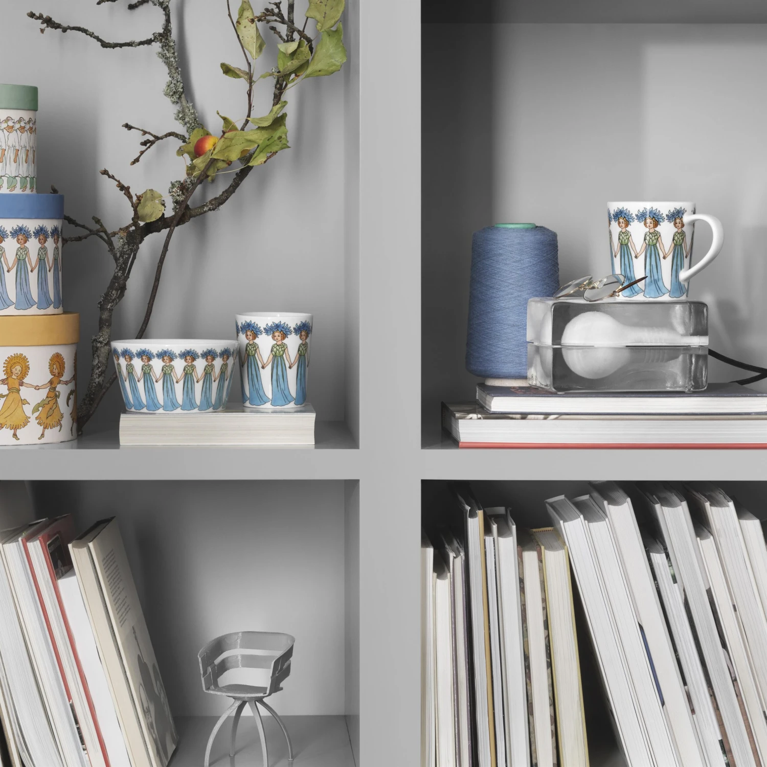 Design House Stockholm Blåklint Schaal 4 Design House Stockholm Blåklint Schaal - Afbeelding 2